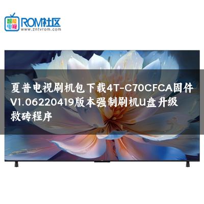 夏普电视刷机包下载4T-C70CFCA固件V1.06220419版本强制刷机U盘升级救砖程序 夏普电视刷机包下载4T-C70CFCA固件V1.06220419版本强制刷机U盘升级救砖程序